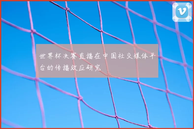 世界杯决赛直播在中国社交媒体平台的传播效应研究