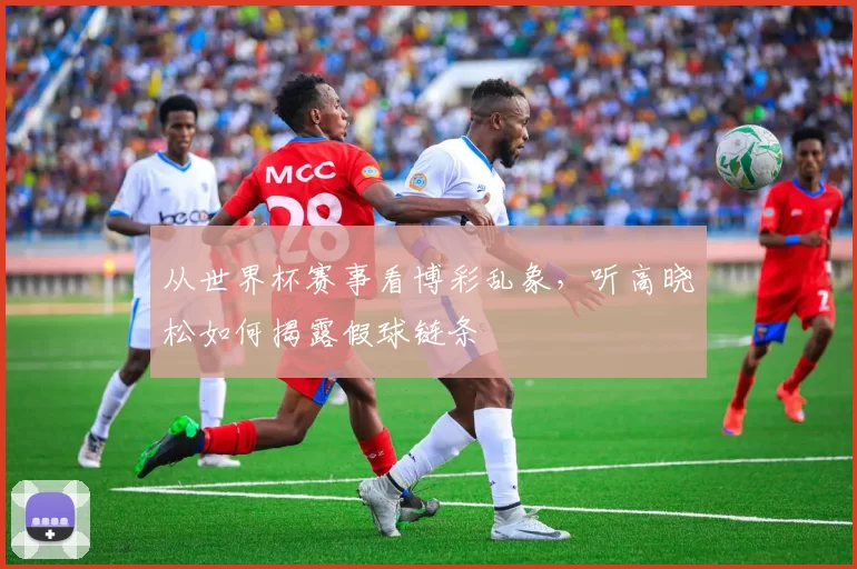 从世界杯赛事看博彩乱象，听高晓松如何揭露假球链条